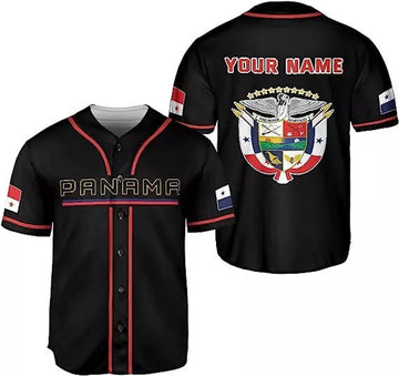 Custom Panama Baseball Camisa Shirt Panamanian h Flag Baseball Jersey S-5XL