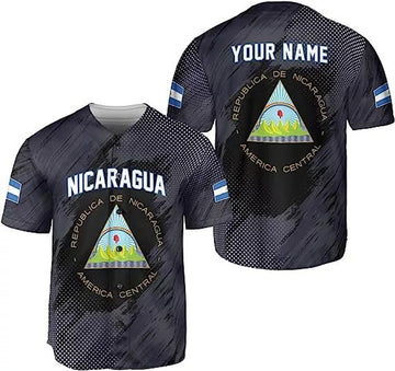 Custom Personalized Nicaragua Baseball Jersey Nicaraguan Baseball Jersey S-5XL