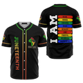Juneteenth Since I Am Black Women Magic Shirt Baseball Jersey S-5XL