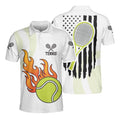 Tennis Lover 3D Polo Shirt Perfect Gift for Fans Men's Polo Shirt S-5XL