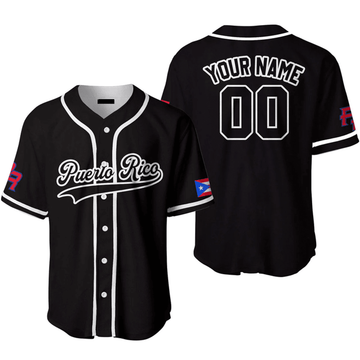 Custom Puerto Rico Baseball Jersey Gift Baseball Jersey t1 S-5XL