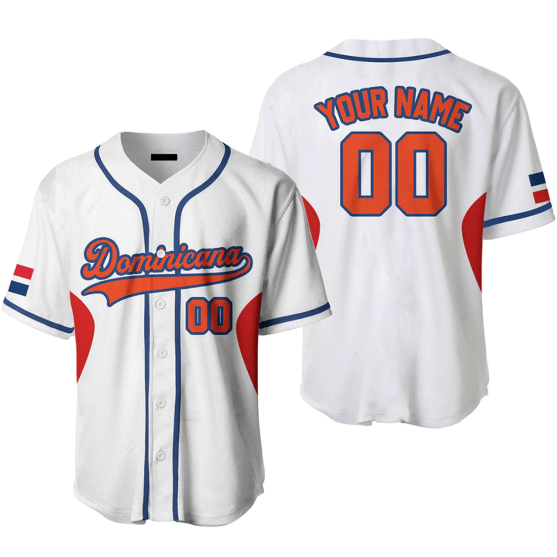 Custom Dominicana Baseball Jersey S-5XL