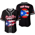 Custom Puerto Rico Baseball Jersey Gift Baseball Jersey S-5XL
