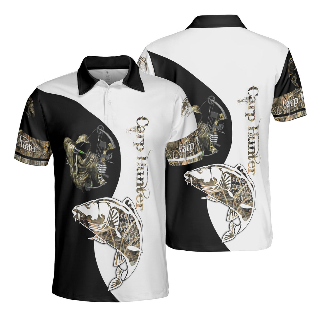 Carp Hunter Bowfishing Criss Cross Tank Top For Fishing Men's Polo Shirt S-5XL