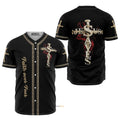 Jesus Save Faith Over Fear Baseball Jersey S-5XL