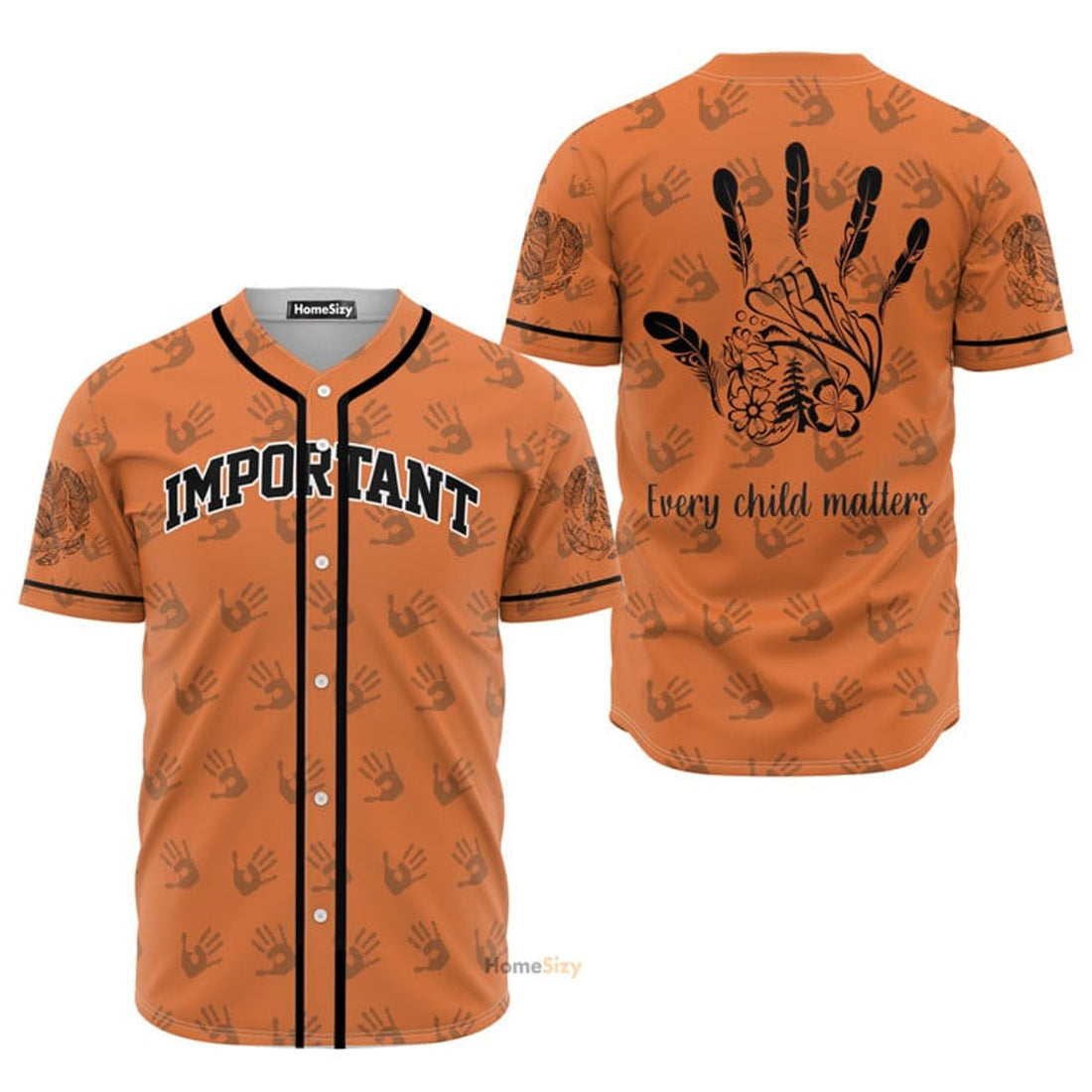 Important Native Every Child Matter Baseball Jersey S-5XL
