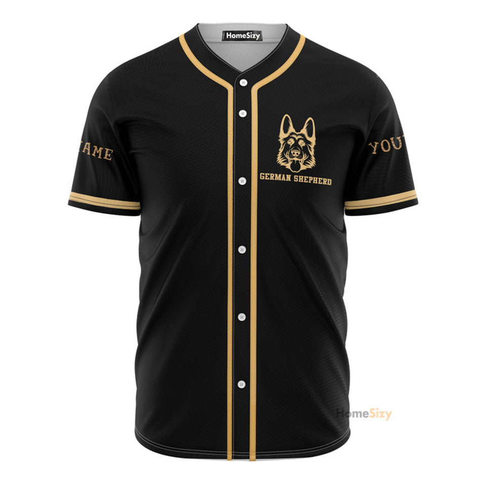 Personalized Baseball Jersey Custom Name German Shepherd Baseball Jersey S-5XL