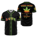 Weed Mom Like A Regular Mom Baseball Jersey S-5XL