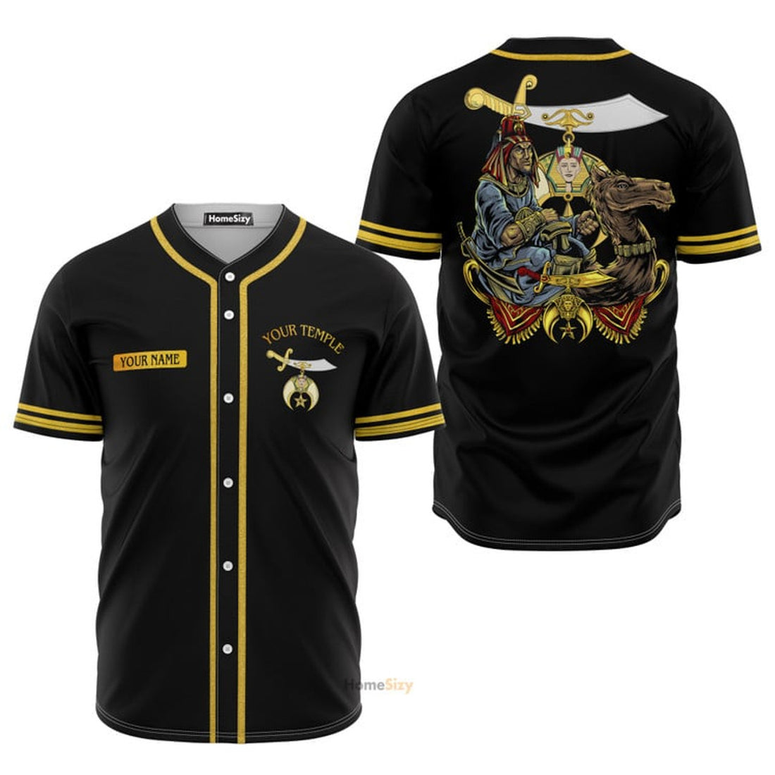 Custom Name Proud To Be Shriners Baseball Jersey S-5XL