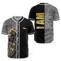 Black Man Black King Personalized Baseball Jersey S-5XL