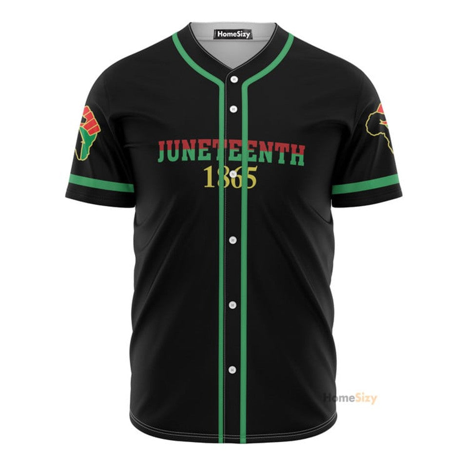 Juneteenth Since 1865 African American Baseball Jersey S-5XL