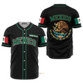 Custom Name Mexico Logo Personalized Baseball Jersey S-5XL