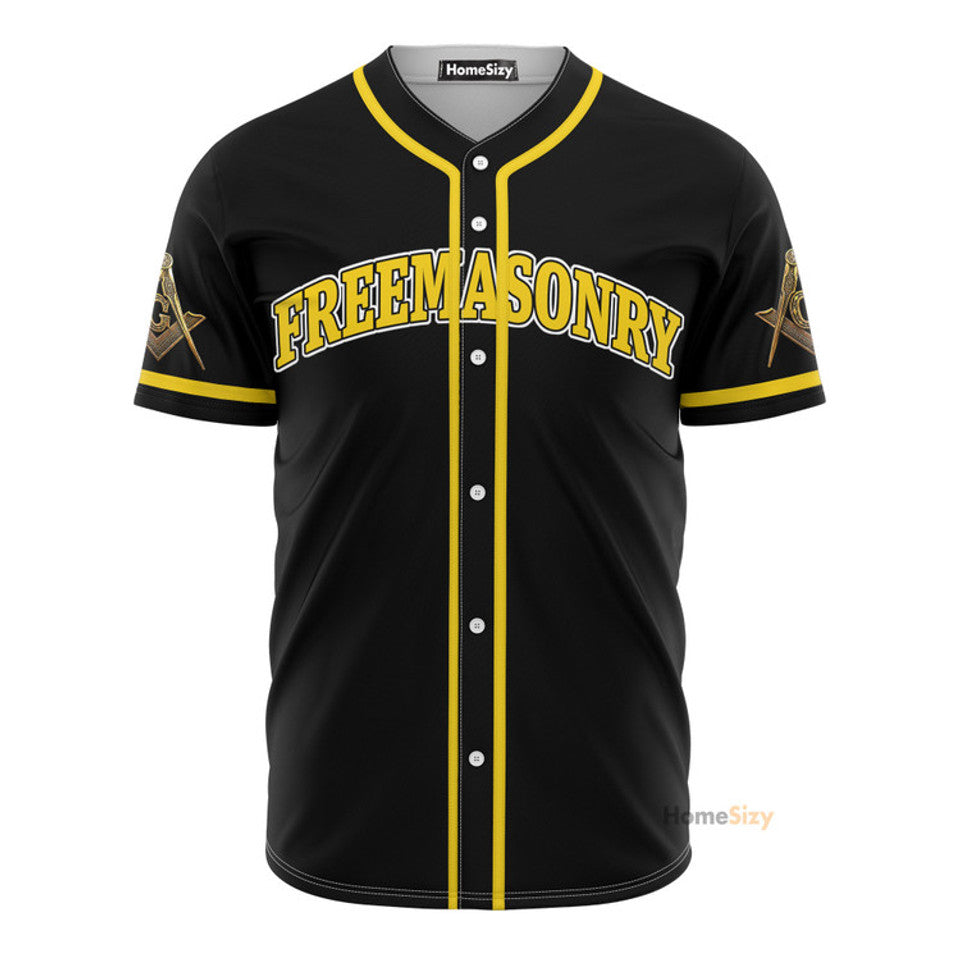 Custom Name Freemasonry Personalized Baseball Jersey S-5XL