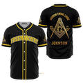 Custom Name Freemasonry Personalized Baseball Jersey S-5XL