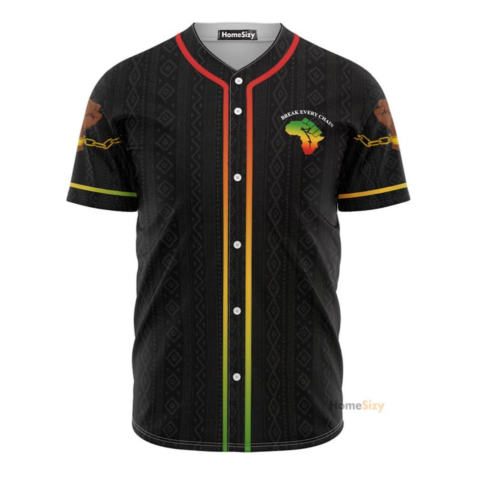 Juneteenth 1865 Is My Independence Day African Baseball Jersey S-5XL