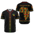Juneteenth 1865 Is My Independence Day African Baseball Jersey S-5XL