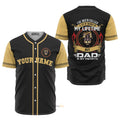 Personalized Name Dad Is My Favorite Baseball Jersey S-5XL