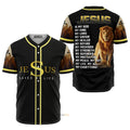 Jesus Is My God My Life My All My Everything Baseball Jersey S-5XL