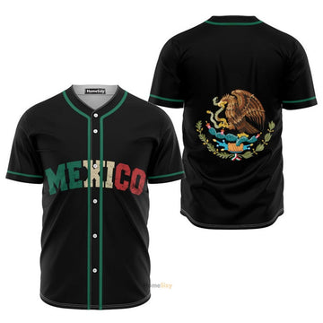 Proud Mexico Eagle Baseball Jersey S-5XL