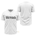 Blessed Black And White Baseball Jersey S-5XL