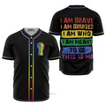 LGBT+ Pride Month Fight For The Rights Baseball Jersey S-5XL
