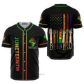 Juneteenth Since 1865 Be Kind Baseball Jersey S-5XL