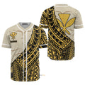 Hawaiian Polynesian Wild Style Baseball Jersey S-5XL