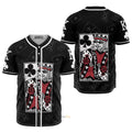 King Card Casino Black Baseball Jersey S-5XL