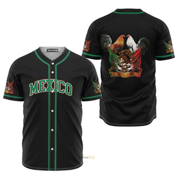 Mexican Rooster Personalized Baseball Jersey S-5XL