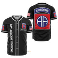 Custom 82nd Airborne Baseball Jersey S-5XL