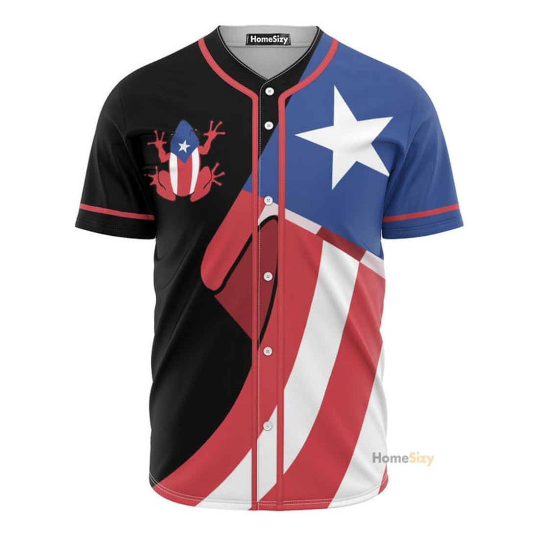 Puerto Rico Coqui Flag Baseball Jersey S-5XL
