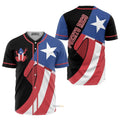 Puerto Rico Coqui Flag Baseball Jersey S-5XL