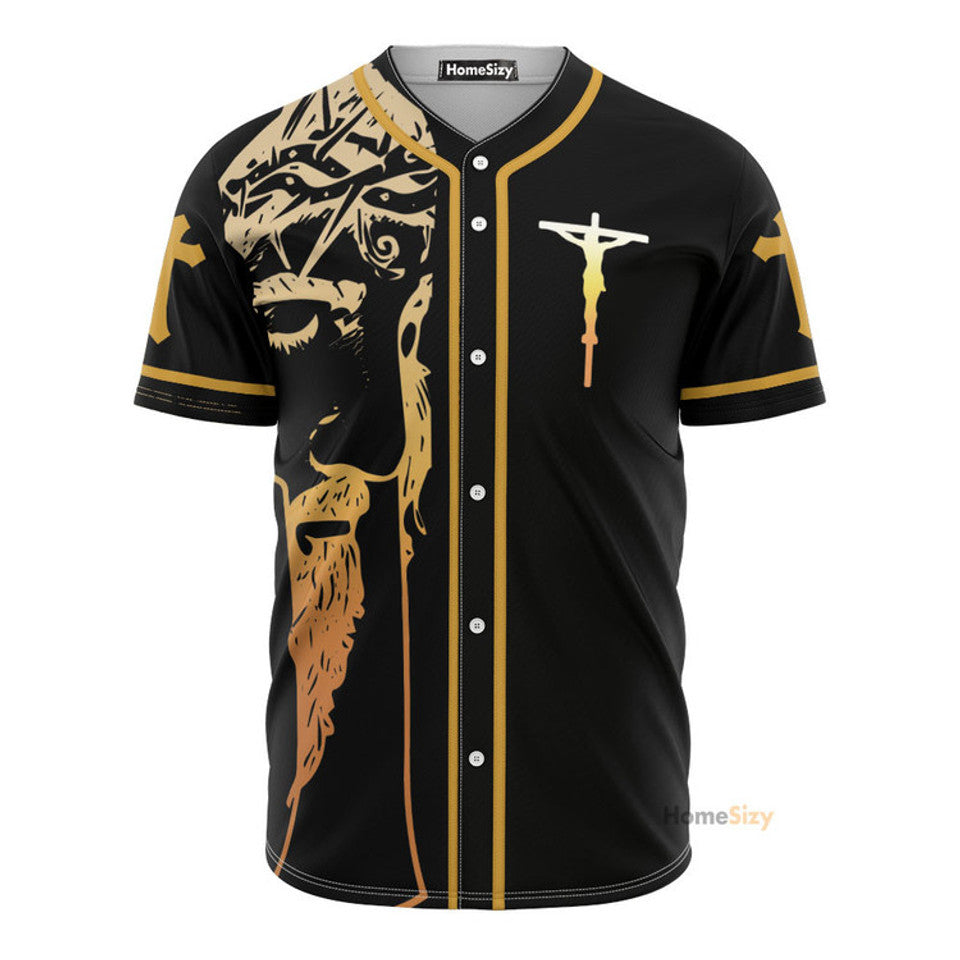 Look To Jesus Find Perfect Rest Baseball Jersey S-5XL