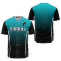 Doubleheader Shark Baseball Jersey S-5XL