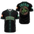 Irish Celtic Black Green Baseball Jersey S-5XL