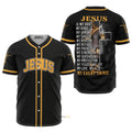 Jesus Is My God My Life My Everything Baseball Jersey S-5XL