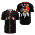 Personalized Native American Feathers Red Baseball Jersey S-5XL