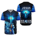 Jesus Heaven Knows My Name Baseball Jersey S-5XL