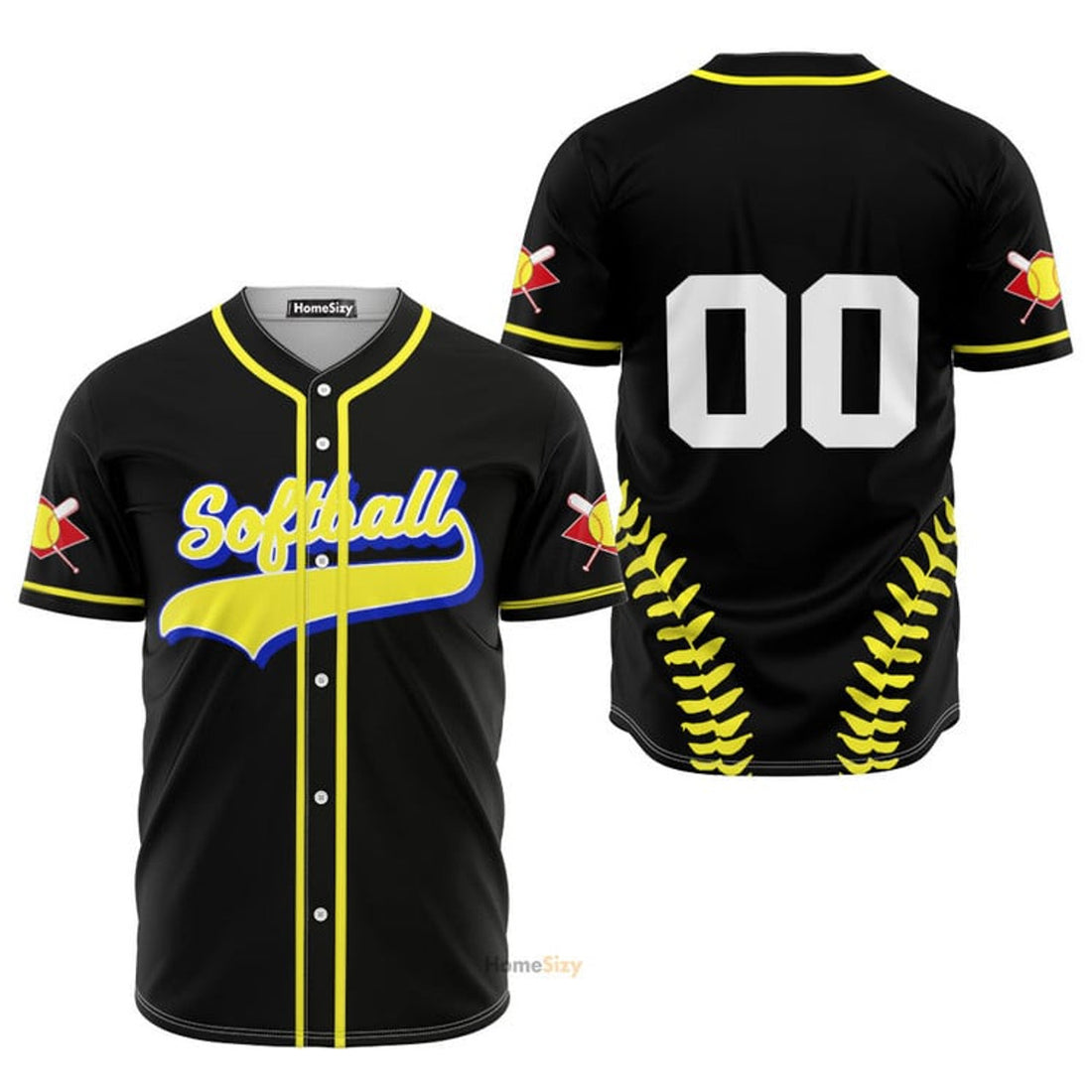 Personalized Softball Baseball Jersey S-5XL