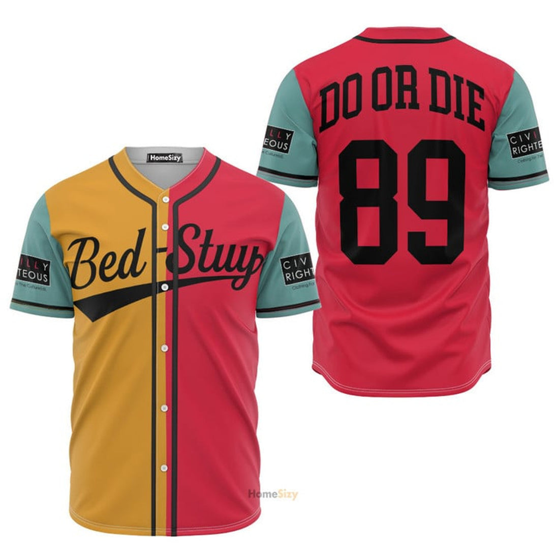 Bed-Stuy Do Or Die Baseball Jersey S-5XL