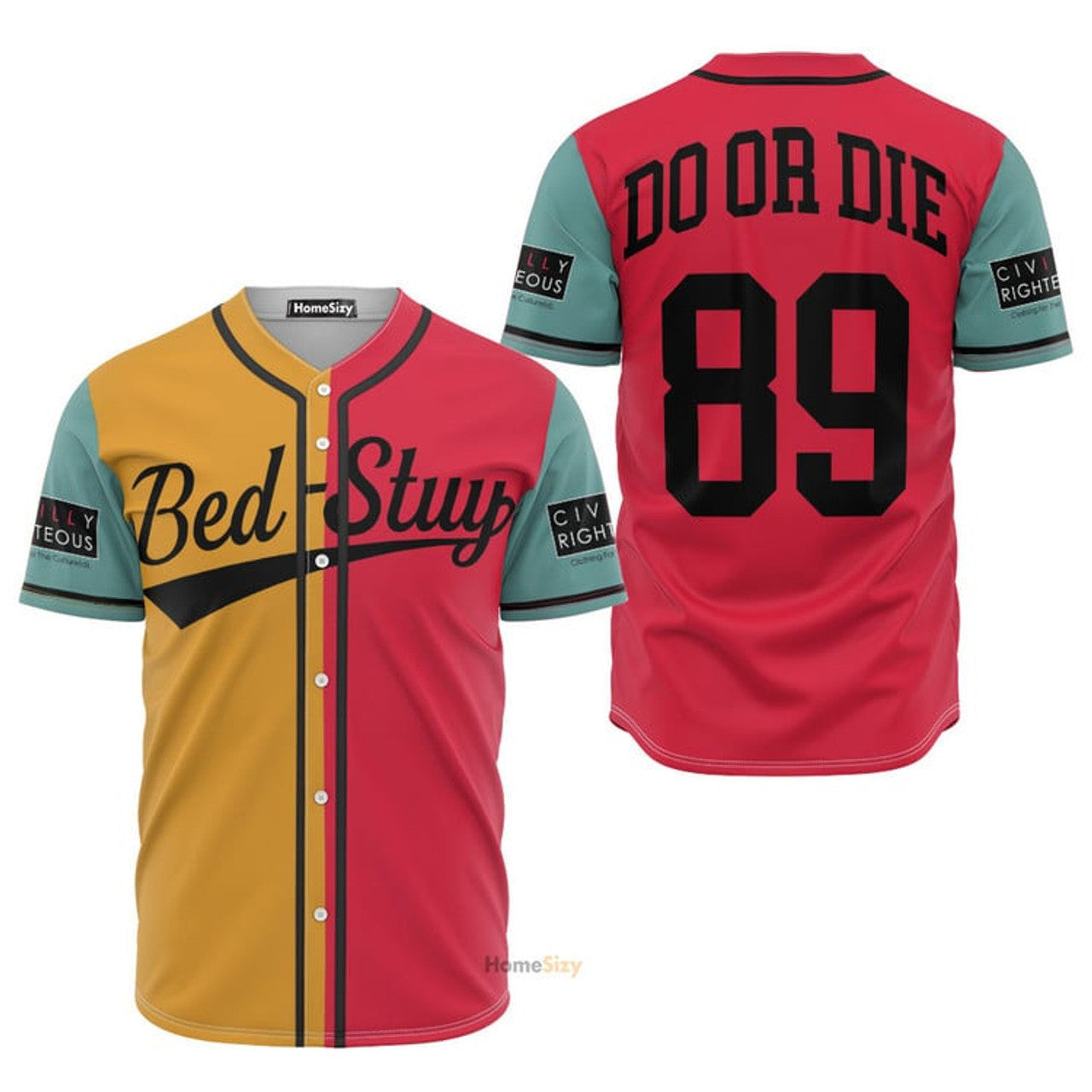 Bed-Stuy Do Or Die Baseball Jersey S-5XL