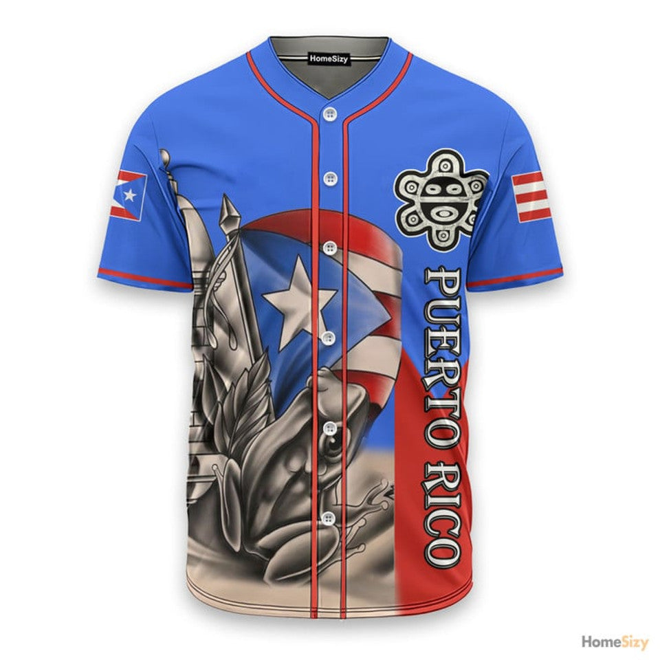 Puerto Rico Coqui Boricua Baseball Jersey S-5XL