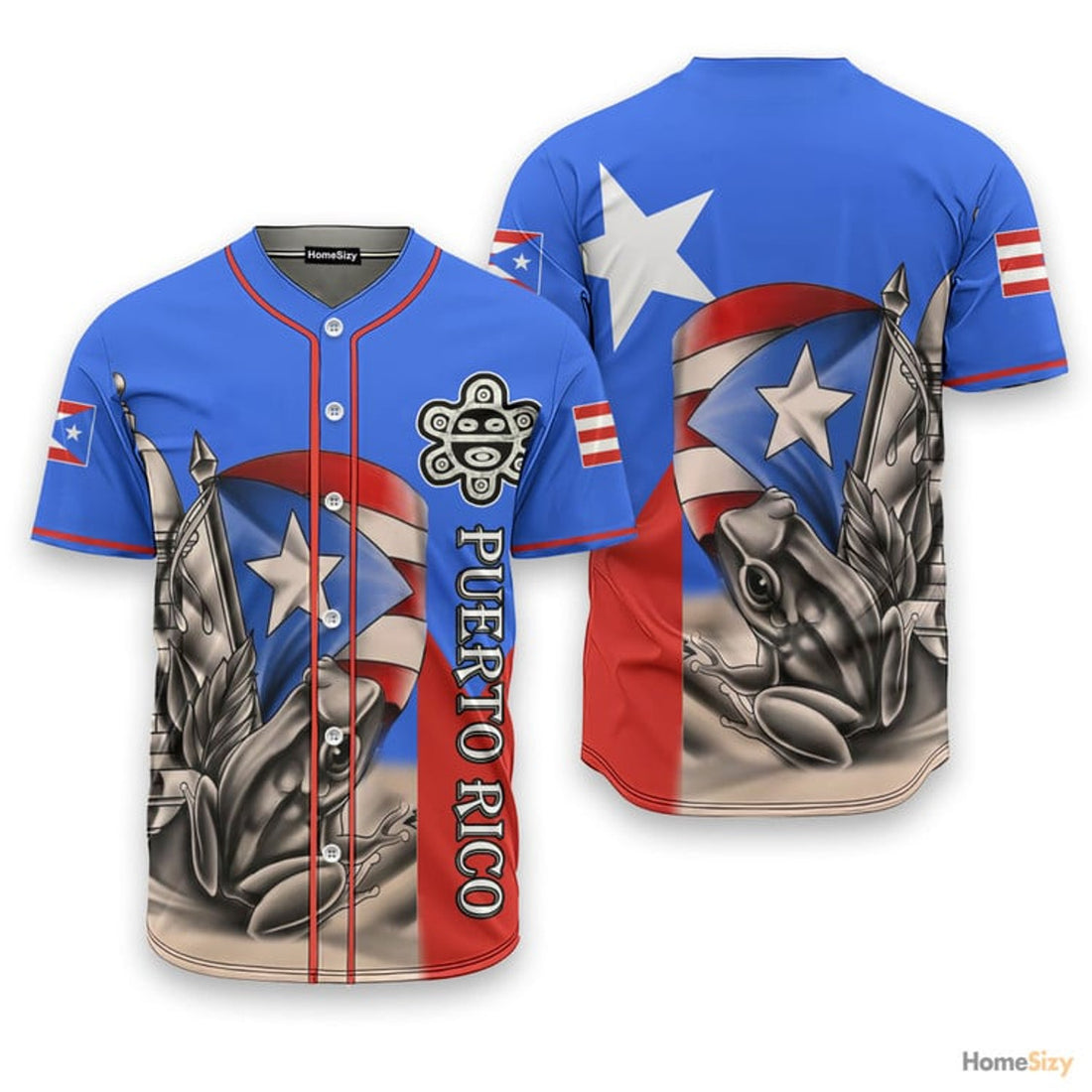 Puerto Rico Coqui Boricua Baseball Jersey S-5XL