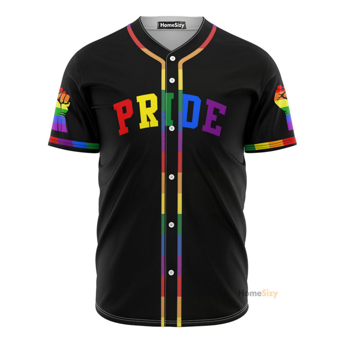 LGBT Pride Love Is Love Baseball Jersey S-5XL