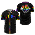 LGBT Pride Love Is Love Baseball Jersey S-5XL