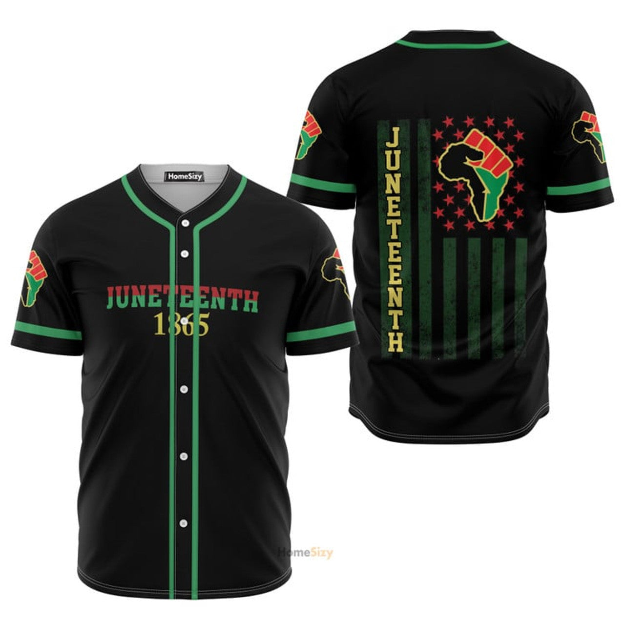 Juneteenth 1865 Baseball Jersey S-5XL