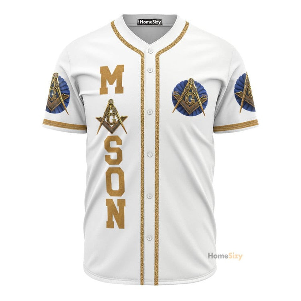 Freemason Personalized Baseball Jersey S-5XL