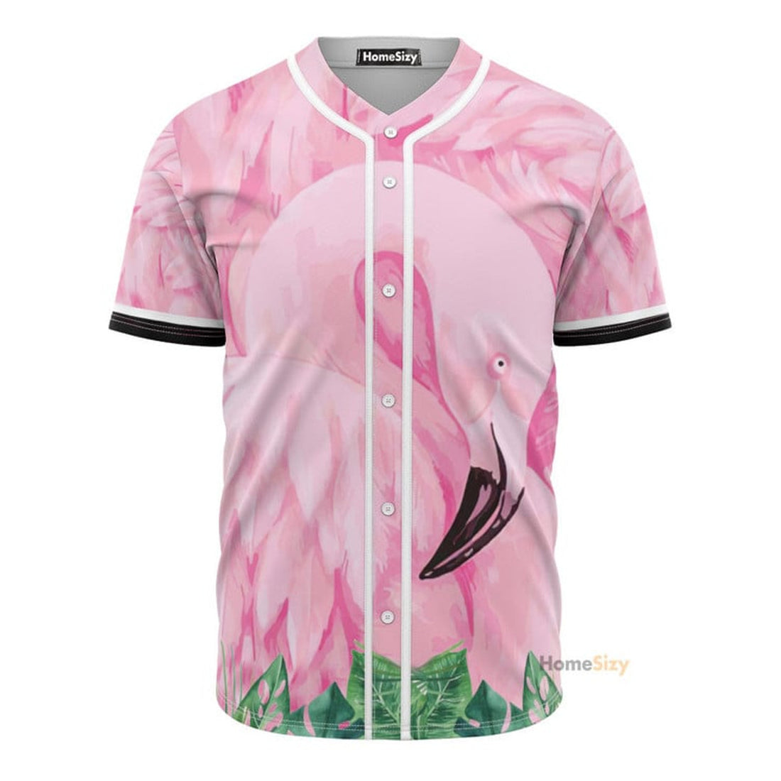 Flamingo Facade Baseball Jersey S-5XL