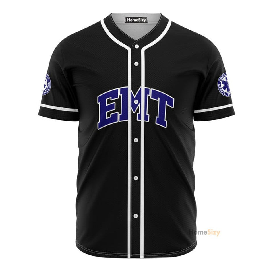 Custom Baseball Jersey EMT Emergency Medical Technicians Baseball Jersey S-5XL