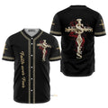 Holiday Jesus Faith Over Fear Baseball Jersey S-5XL